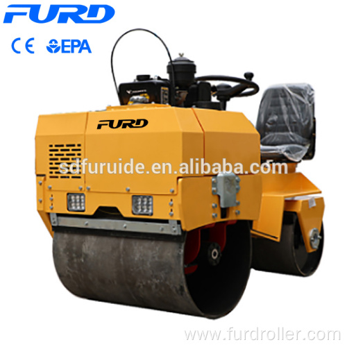 FYL-855 Free Transportation Double Drum Mini Road Roller for Sale